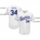 Custom White Royal Baseball Jersey