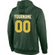 Custom Stitched Green Gold-White Sports Pullover Sweatshirt Hoodie