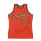 Custom Orange Camo-Old Gold Authentic Throwback Basketball Jersey