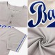 Custom Gray Navy-White Authentic Baseball Jersey