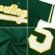 Custom Green White-Gold Authentic Baseball Jersey