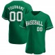 Custom Kelly Green White-Gray Authentic St. Patrick's Day Baseball Jersey