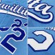 Custom Light Blue White-Royal Authentic Baseball Jersey