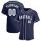 Custom Navy White Authentic Baseball Jersey