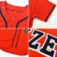 Custom Orange Navy-White Authentic Baseball Jersey