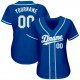 Custom Royal White-Light Blue Authentic Baseball Jersey