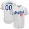 Custom White Royal-Red Authentic Baseball Jersey