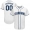 Custom White Navy Baseball Jersey