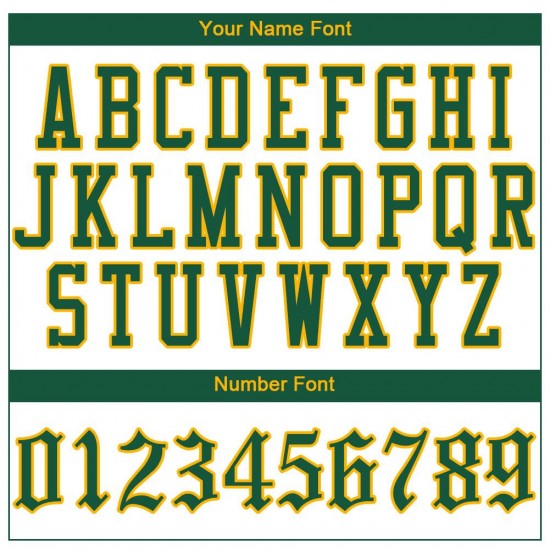 Custom White Kelly Green Strip Kelly Green-Gold Authentic Baseball Jersey