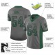 Custom Gray Gotham Green-Black Mesh Drift Fashion Football Jersey