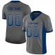 Custom Gray Royal-White Mesh Drift Fashion Football Jersey