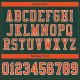 Custom Green Orange-White Mesh Authentic Football Jersey