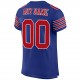 Custom Royal Red-White Mesh Authentic Football Jersey