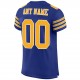 Custom Royal Gold-White Mesh Authentic Football Jersey