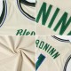 Custom Cream Hunter Green-Royal Authentic Throwback Basketball Jersey