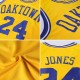 Custom Gold Navy-White Authentic Throwback Basketball Jersey