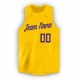 Custom Gold Purple Round Neck Basketball Jersey