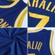 Custom Navy Silver Gray-Blue Authentic Throwback Basketball Jersey