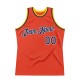 Custom Orange Navy-Gold Authentic Throwback Basketball Jersey