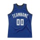 Custom Royal White-Light Blue Authentic Throwback Basketball Jersey