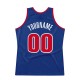 Custom Royal Red-White Authentic Throwback Basketball Jersey