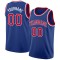 Custom Royal Red-White Round Neck Rib-Knit Basketball Jersey