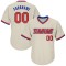 Custom Cream Orange-Royal Authentic Throwback Rib-Knit Baseball Jersey Shirt