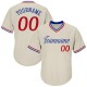 Custom Cream Red-Royal Authentic Throwback Rib-Knit Baseball Jersey Shirt