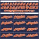 Custom Navy Orange-White Authentic Throwback Rib-Knit Baseball Jersey Shirt