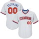 Custom White Orange-Royal Authentic Throwback Rib-Knit Baseball Jersey Shirt