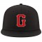 Custom Black Red-White Stitched Adjustable Snapback Hat