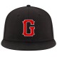 Custom Black Red-White Stitched Adjustable Snapback Hat