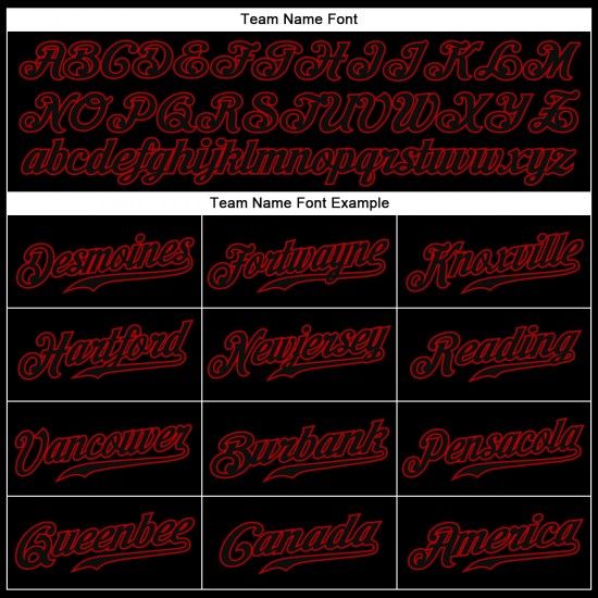 Custom Black Black-Red Authentic Baseball Jersey