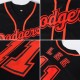 Custom Black Black-Red Authentic Baseball Jersey