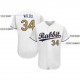 Custom White Old Gold-Royal Baseball Jersey