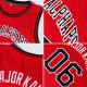 Custom Red White-Royal Authentic Throwback Basketball Jersey