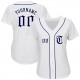 Custom White Navy Authentic Baseball Jersey