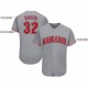 Custom Gray Red-White Baseball Jersey