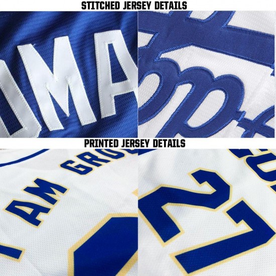 Custom White Navy-Aqua Baseball Jersey